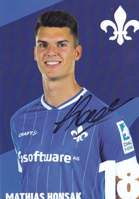 Autogramm Fussball | SV Darmstadt 98 | 2021 | Mathias HONSAK