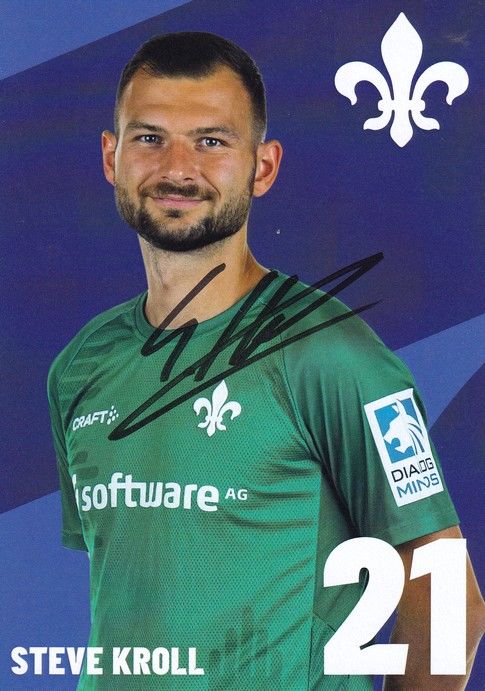 Autogramm Fussball | SV Darmstadt 98 | 2021 | Steve KROLL