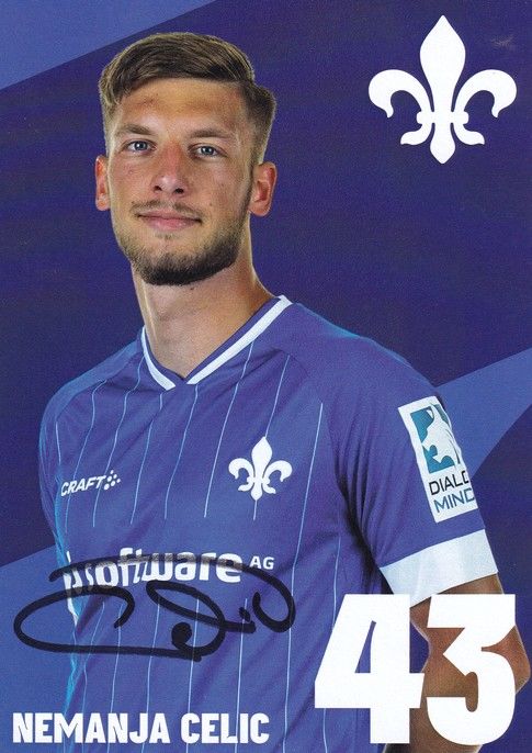Autogramm Fussball | SV Darmstadt 98 | 2021 | Nemanja CELIC