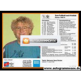 Autogramm Fussball | KFC Uerdingen 05 | 1990 | Hennes STRATER