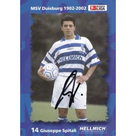 Autogramm Fussball | MSV Duisburg | 2002 | Giuseppe SPITALI