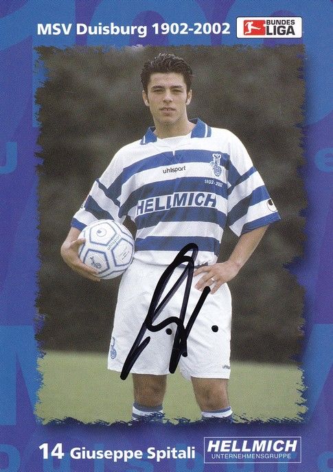 Autogramm Fussball | MSV Duisburg | 2002 | Giuseppe SPITALI