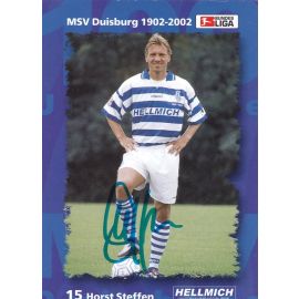 Autogramm Fussball | MSV Duisburg | 2002 | Horst STEFFEN