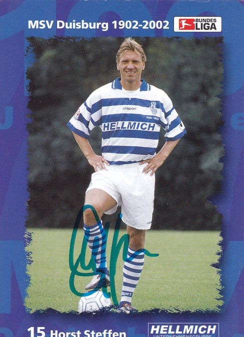 Autogramm Fussball | MSV Duisburg | 2002 | Horst STEFFEN