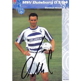 Autogramm Fussball | MSV Duisburg | 2003 | Dietmar HIRSCH