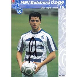 Autogramm Fussball | MSV Duisburg | 2003 | Giuseppe SPITALI