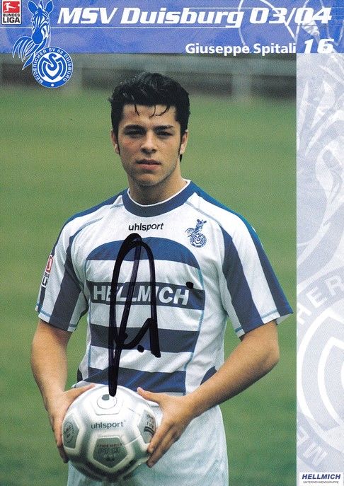 Autogramm Fussball | MSV Duisburg | 2003 | Giuseppe SPITALI