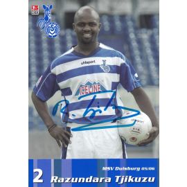 Autogramm Fussball | MSV Duisburg | 2005 | Razundara TJIKUZU