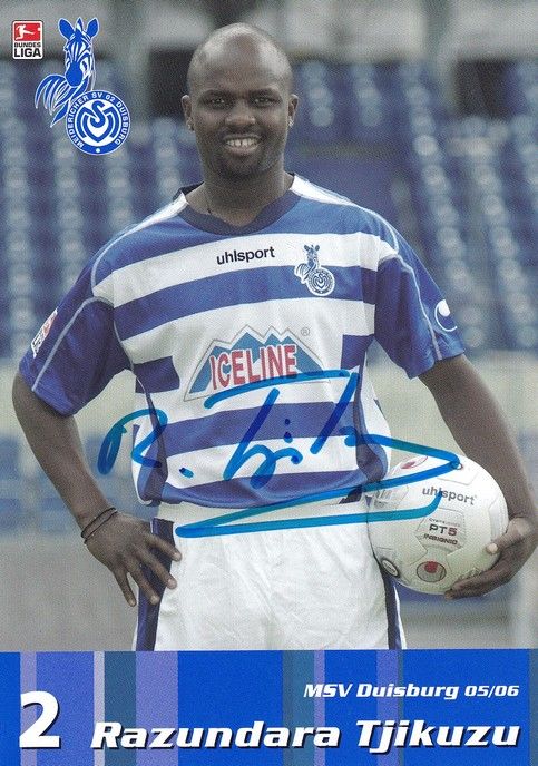 Autogramm Fussball | MSV Duisburg | 2005 | Razundara TJIKUZU