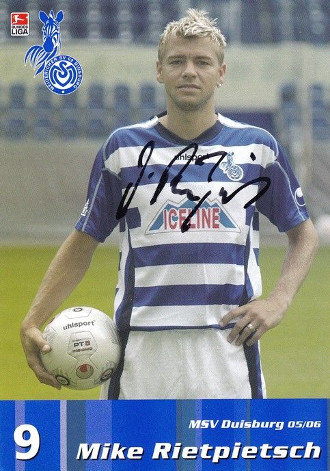Autogramm Fussball | MSV Duisburg | 2005 | Mike RIETPIETSCH