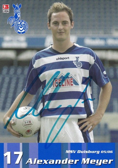 Autogramm Fussball | MSV Duisburg | 2005 | Alexander MEYER