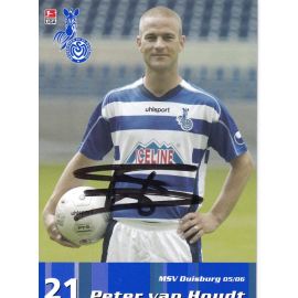 Autogramm Fussball | MSV Duisburg | 2005 | Peter VAN HOUDT