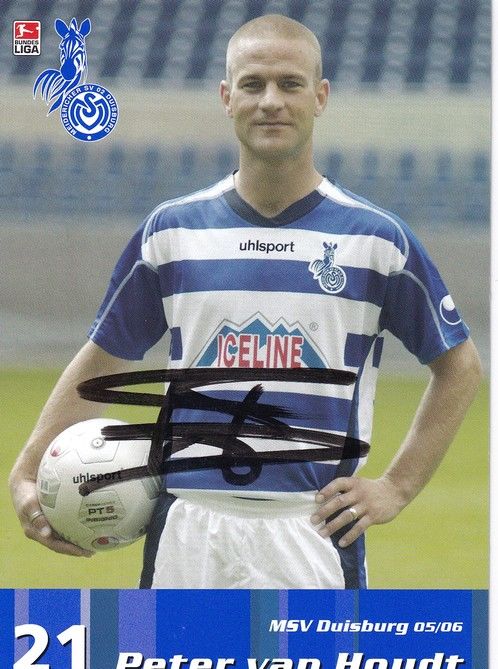 Autogramm Fussball | MSV Duisburg | 2005 | Peter VAN HOUDT