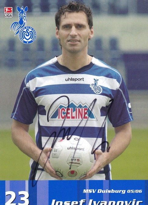 Autogramm Fussball | MSV Duisburg | 2005 | Josef IVANOVIC