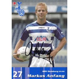 Autogramm Fussball | MSV Duisburg | 2005 | Markus ANFANG