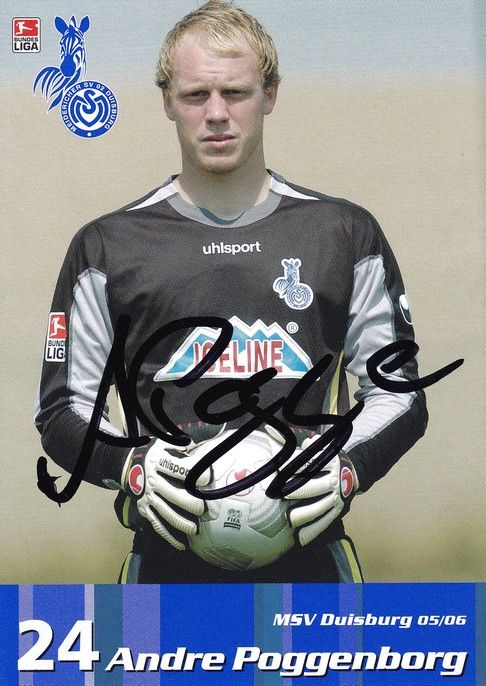 Autogramm Fussball | MSV Duisburg | 2005 | Andre POGGENBORG