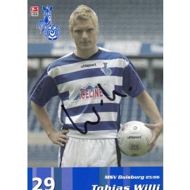 Autogramm Fussball | MSV Duisburg | 2005 | Tobias WILLI
