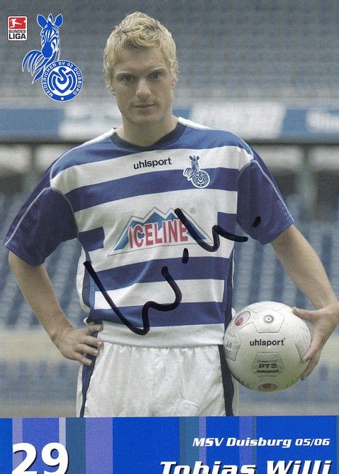 Autogramm Fussball | MSV Duisburg | 2005 | Tobias WILLI