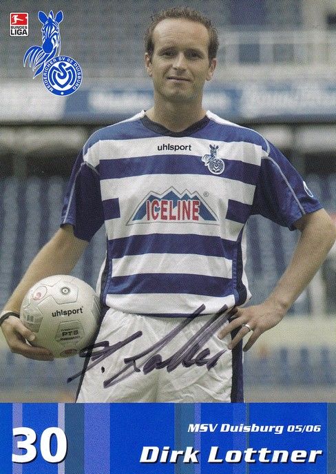 Autogramm Fussball | MSV Duisburg | 2005 | Dirk LOTTNER