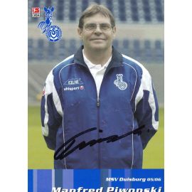 Autogramm Fussball | MSV Duisburg | 2005 | Manfred PIWONSKI 