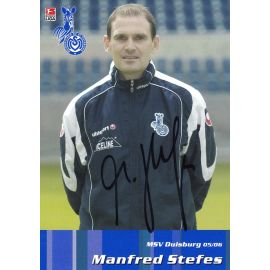 Autogramm Fussball | MSV Duisburg | 2005 | Manfred STEFES