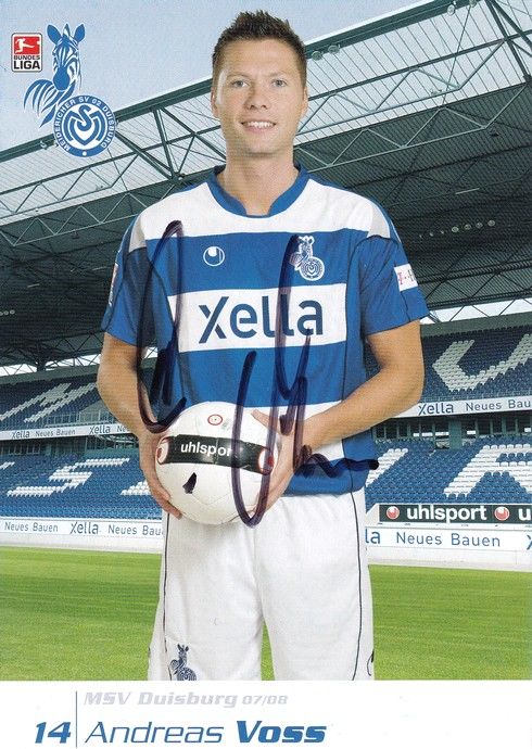 Autogramm Fussball | MSV Duisburg | 2007 | Andreas VOSS
