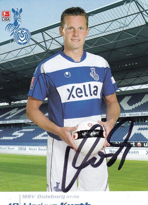 Autogramm Fussball | MSV Duisburg | 2007 | Markus KURTH