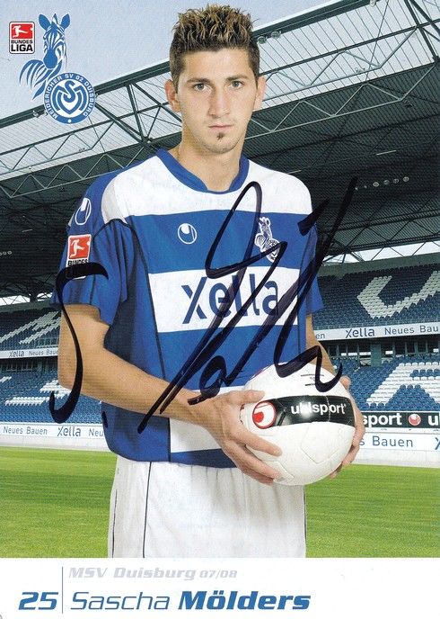 Autogramm Fussball | MSV Duisburg | 2007 | Sascha MÖLDERS