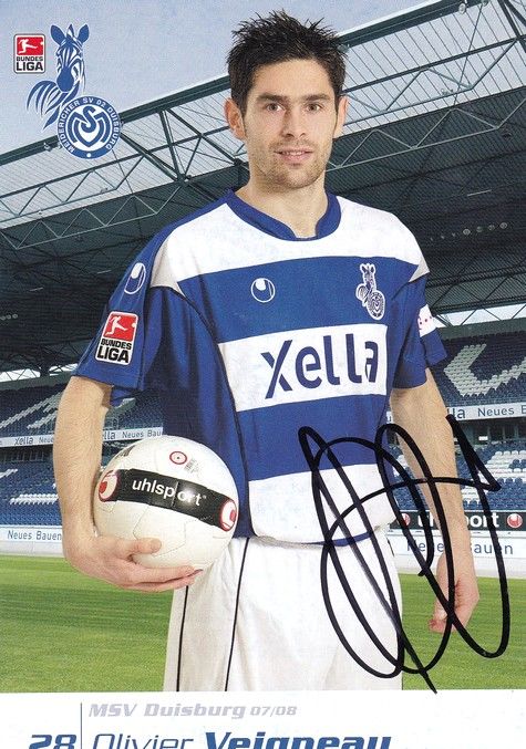 Autogramm Fussball | MSV Duisburg | 2007 | Oliver VEIGNEAU