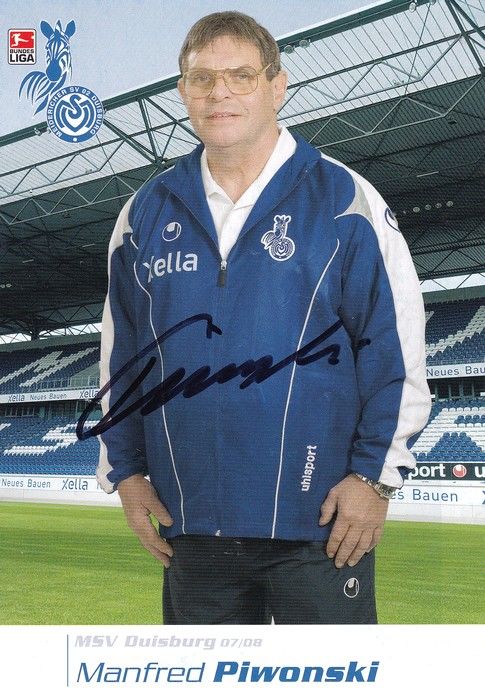 Autogramm Fussball | MSV Duisburg | 2007 | Manfred PIWONSKI