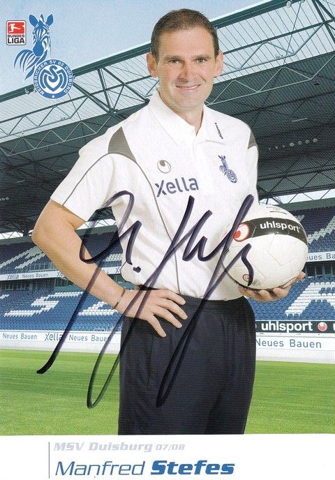 Autogramm Fussball | MSV Duisburg | 2007 | Manfred STEFES