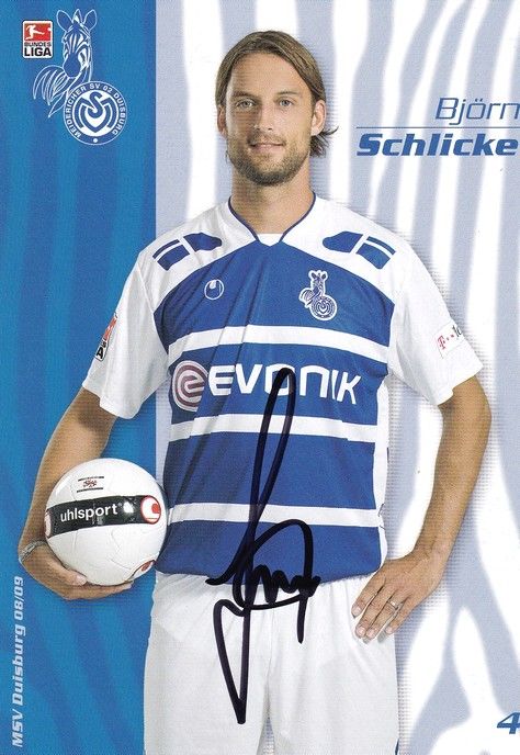 Autogramm Fussball | MSV Duisburg | 2008 | Björn SCHLICKE