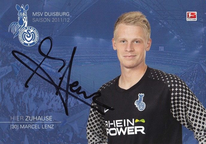 Autogramm Fussball | MSV Duisburg | 2011 | Marcel LENZ