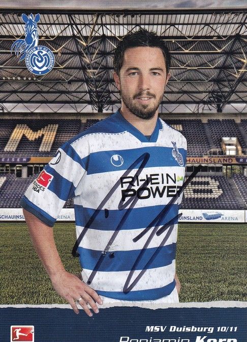 Autogramm Fussball | MSV Duisburg | 2010 | Benjamin KERN 