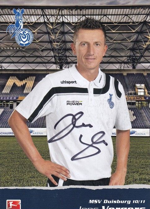 Autogramm Fussball | MSV Duisburg | 2010 | Jens VERGERS