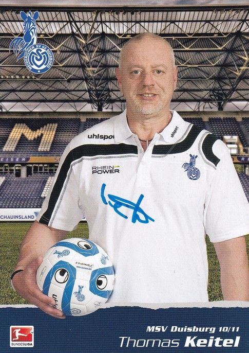 Autogramm Fussball | MSV Duisburg | 2010 | Thomas KEITEL