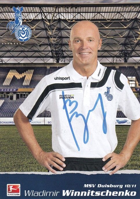 Autogramm Fussball | MSV Duisburg | 2010 | Wladimir WINNITSCHENKO