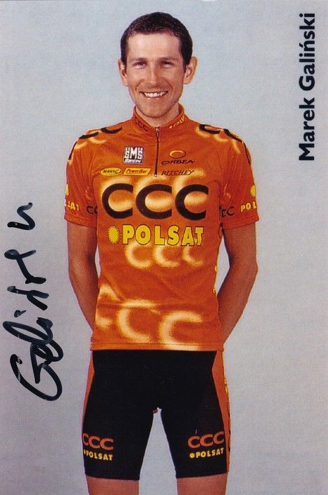 Autogramm Radsport | Marek GALINSKI | 2003 Foto (Portrait Color CCC)
