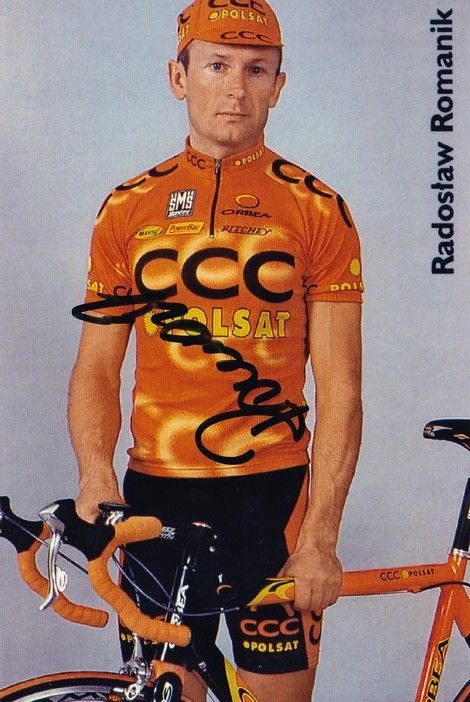 Autogramm Radsport | Radoslaw ROMANIK | 2003 Foto (Portrait Color CCC)