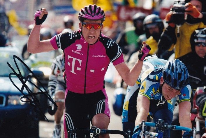 Autogramm Radsport | Andreas KLIER | 2002 Foto (Jubelszene Color Telekom)