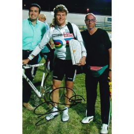 Autogramm Radsport | Bruno RISI | 1990er Foto (Portrait Color)