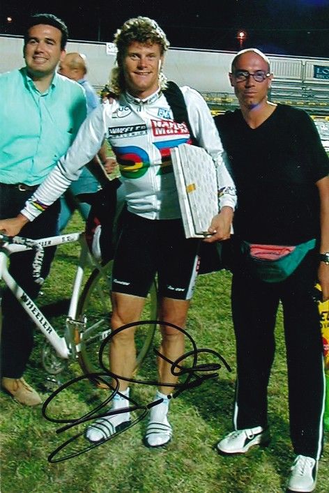 Autogramm Radsport | Bruno RISI | 1990er Foto (Portrait Color)
