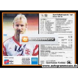 Autogramm Fussball | KFC Uerdingen 05 | 1991 | Heiko LÄSSIG