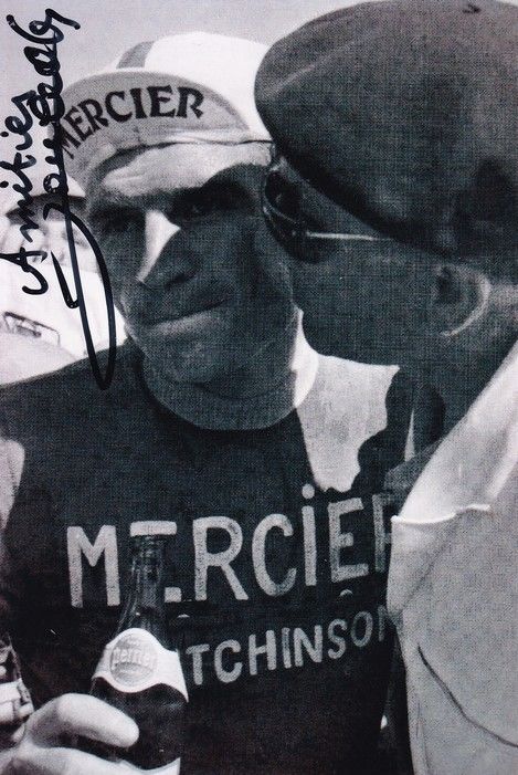 Autogramm Radsport | Raymond POULIDOR | 1960er Foto (Portrait SW)