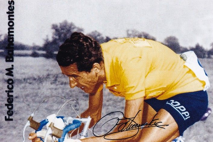 Autogramm Radsport | Federico BAHAMONTES | 1959 Foto (Rennszene Color) TDF