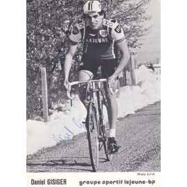 Autogramm Radsport | Daniel GISIGER | 1970er (Rennszene SW) Lejeune