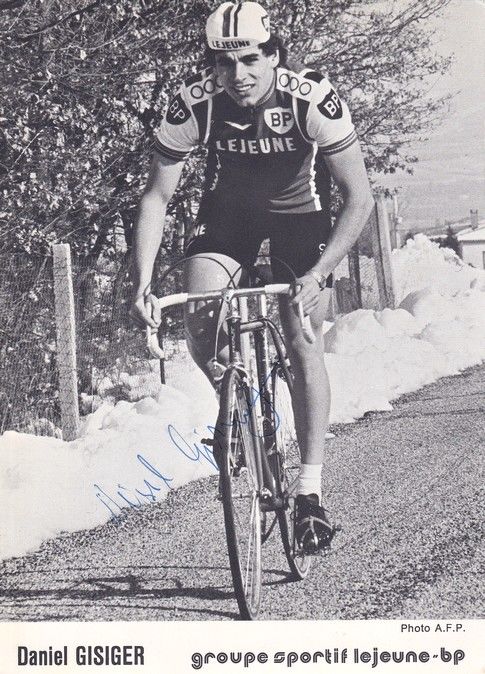 Autogramm Radsport | Daniel GISIGER | 1970er (Rennszene SW) Lejeune