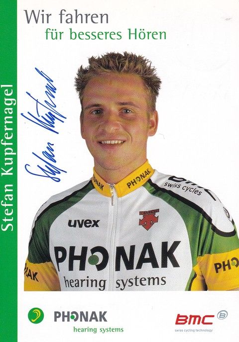 Autogramm Radsport | Stefan KUPFERNAGEL | 2003 (Portrait Color) Phonak