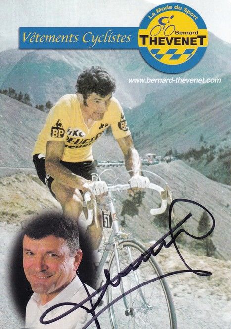 Autogramm Radsport | Bernard THEVENET | 1990er (Collage Color)