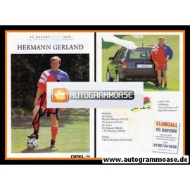 Autogramm Fussball | FC Bayern München | 1994 | Hermann GERLAND